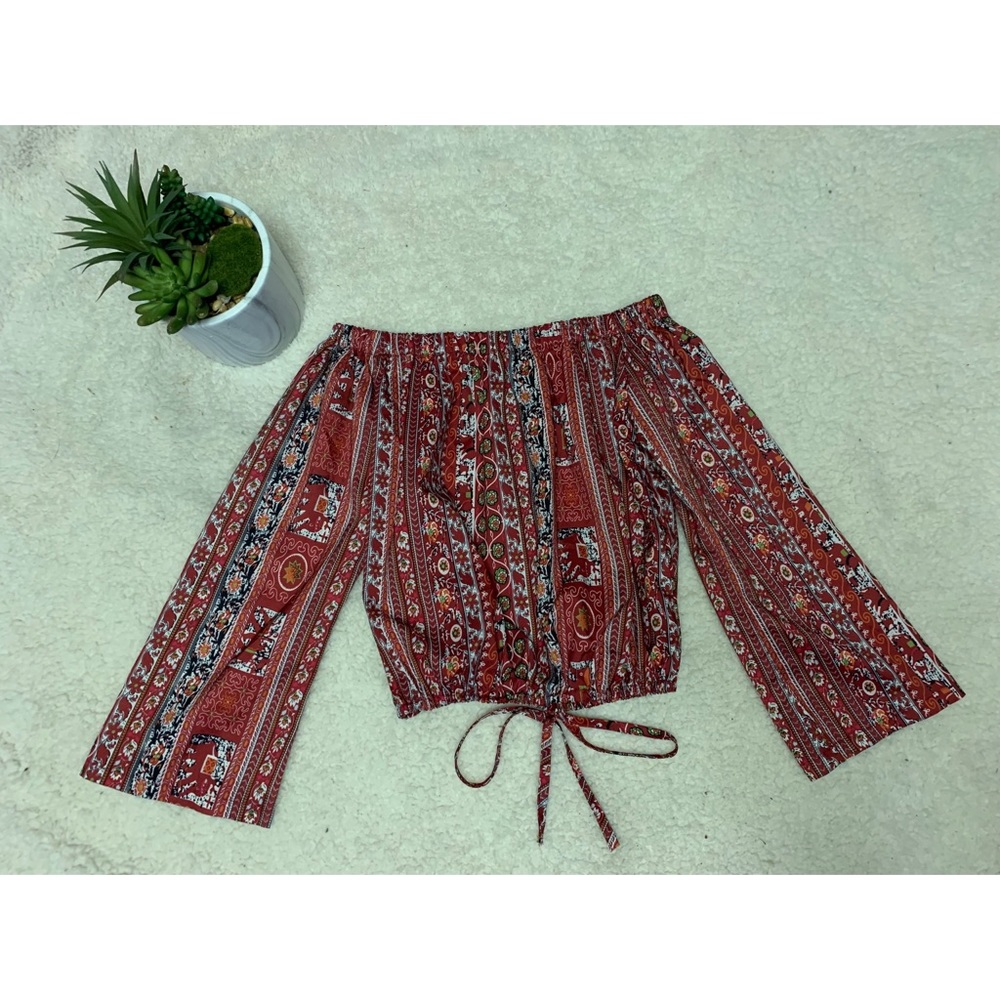 Long Sleeve Crop Top